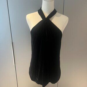Black Halter neck top